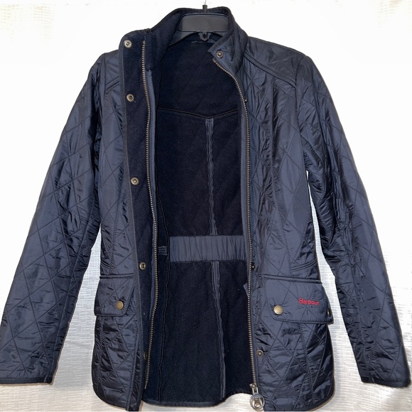 Barbour Cavalry Polarquilt Jacket in Navy - Picture 5 of 9